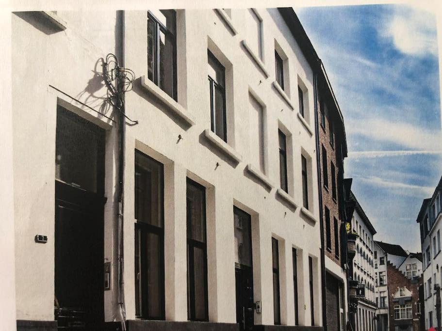 Hippe Studio In Historisch Gebouw In Oude Centrum แอนต์เวิร์ป ภายนอก รูปภาพ